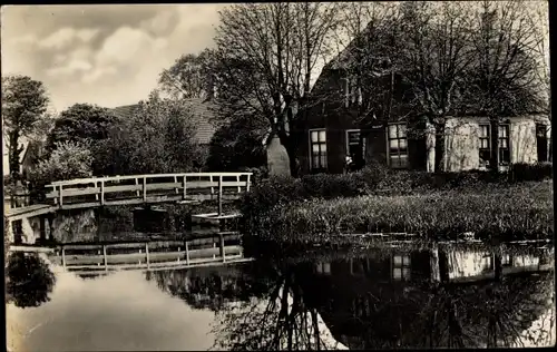 Ak Oude Wetering Südholland, Boerenwoning