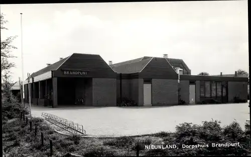 Ak Nieuwland Vijfheerenlanden Südholland, Dorpshuis Brandpunt