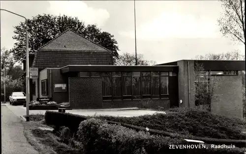 Ak Zevenhoven Nieuwkoop Südholland, Raadhuis