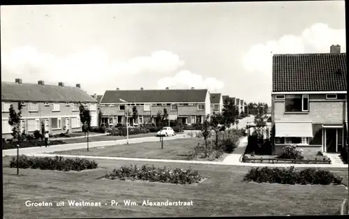 Ak Westmaas Südholland, Pr. Wm. Alexanderstraat