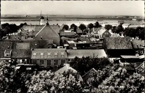 Ak Nieuw Beijerland Südholland, Panorama