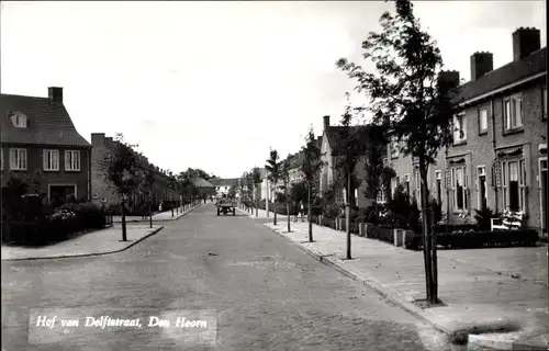 Ak Den Hoorn Texel Nordholland Niederlande, Hof van Delftstraat