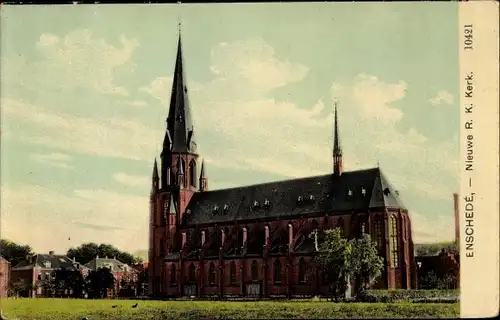 Ak Enschede Overijssel Niederlande, Nieuwe R. K. Kerk