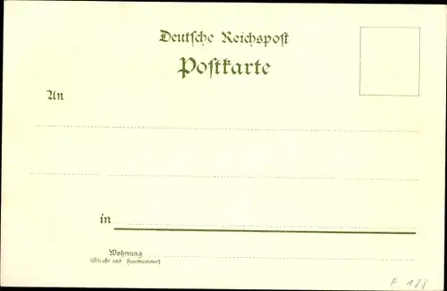 Litho Leipzig in Sachsen, Industrie und Gewerbeausstellung 1897, Tracht, Brücke, Bauernhaus