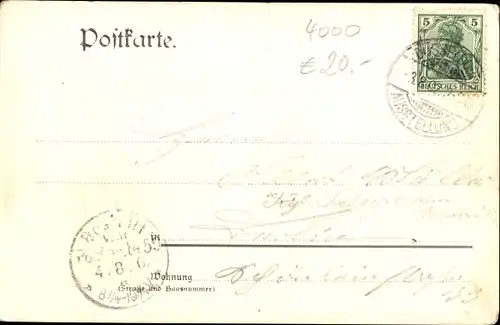 Präge Wappen Ak Düsseldorf, Eröffnung Industrie Kunst und Gewerbeauststellung, Kronprinz Wilhelm