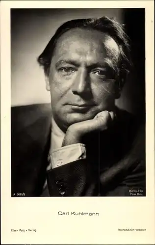 Ak Schauspieler Carl Kuhlmann, Portrait, Film Foto Verlag A 3685/1