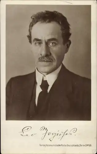 Ak Leo Jogiches, Mitbegründer der Kommunistischen Partei Deutschlands KPD