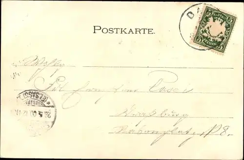 Ak Dahn in der Pfalz, Jungfernsprung