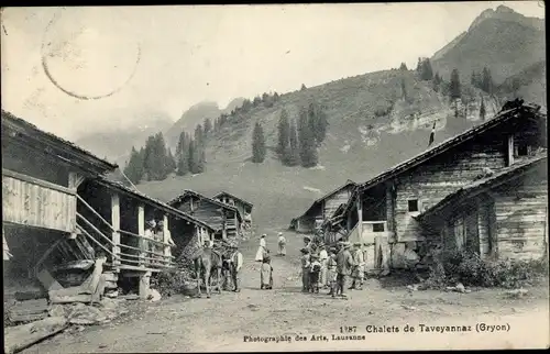 Ak Gryon Kanton Waadt, Chalets de Taveyannaz