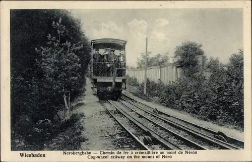 Ak Wiesbaden in Hessen, Nerobergbahn