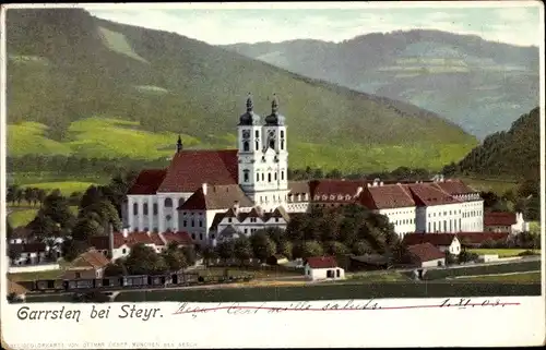 Ak Garrsten Garsten in Oberösterreich, Stift Garsten