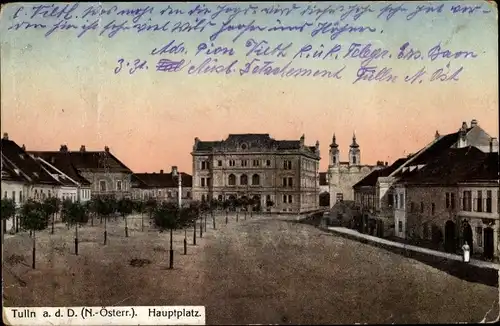 Ak Tulln an der Donau Niederösterreich, Hauptplatz