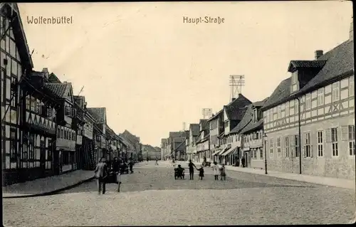 Ak Wolfenbüttel in Niedersachsen, Hauptstraße