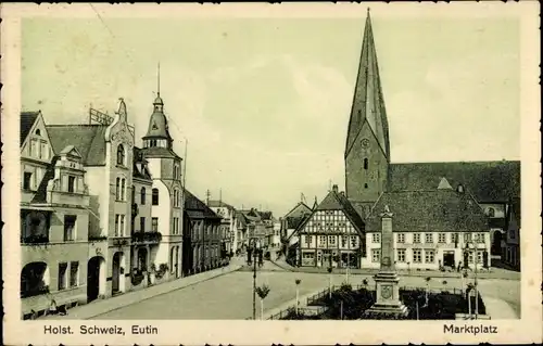 Ak Eutin in Ostholstein, Marktplatz