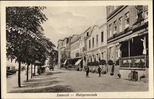 Ak Emmerich am Niederrhein, Rheinpromenade