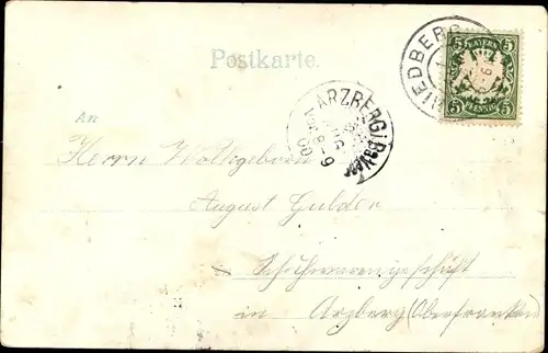 Ak Friedberg in Bayern, Totalansicht