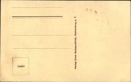 Steindruck Ak Rothenburg ob der Tauber Mittelfranken, Kobolzellertor