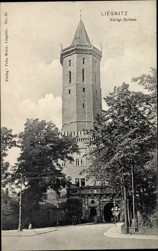 Ak Legnica Liegnitz Schlesien, Königliches Schloss