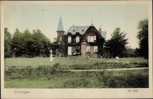 Ak Kruiningen Zeeland, De Villa