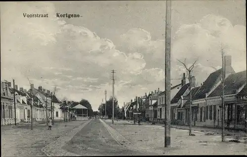 Ak Kortgene Noord Beveland Zeeland Niederlande, Voorstraat