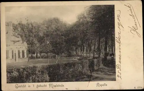 Ak Kapelle Zeeland Niederlande, Gezicht in 't gehucht Maalstede