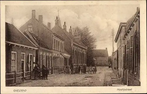Ak Ovezande Zuid Beveland Zeeland Niederlande, Hoofdstraat