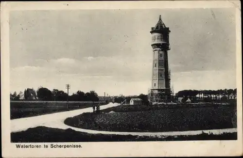 Ak Scherpenisse Zeeland, Watertoren