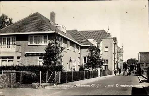 Ak Nieuwveen Nieuwkoop Südholland Niederlande, Johannes Stichting met Directeurswoning