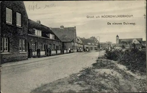 Ak Noordwijkerhout Noordwijk Südholland, De nieuwe Duinweg