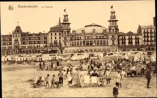 Ak Blankenberghe Blankenberge Westflandern, Le Casino