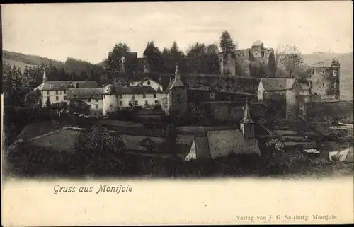 Ak Monschau Montjoie in der Eifel, Ortsansicht