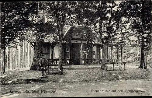 Ak Bad Pyrmont in Niedersachsen, Theodorhütte auf dem Bomberg