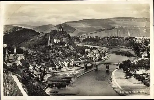 Ak Saarburg an der Saar Bezirk Trier, Panorama
