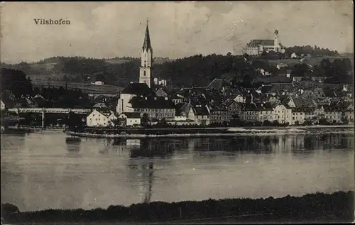 Ak Vilshofen an der Donau Niederbayern, Ortsansicht