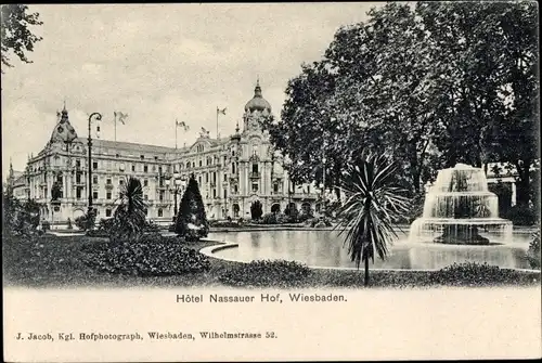 Ak Wiesbaden in Hessen, Hotel Nassauer Hof