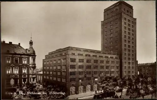Ak Köln am Rhein, Hochhaus am Hansaring