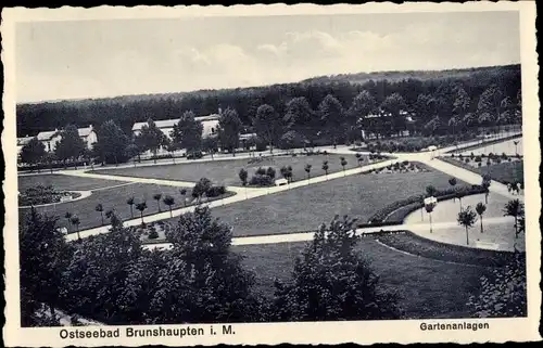 Ak Ostseebad Brunshaupten Kühlungsborn, Gartenanlagen