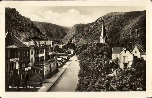 Ak Thale im Harz, Hubertusstraße