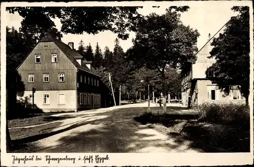 Ak Schwarzenberg im Erzgebirge Sachsen, Jägerhaus