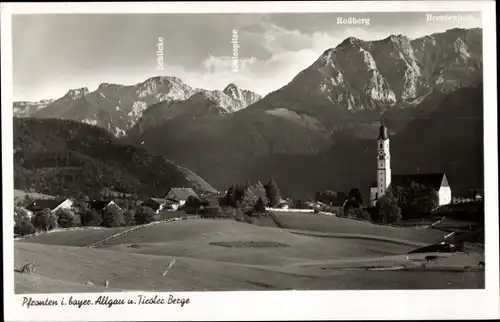 Ak Pfronten im Allgäu, Ortsansicht