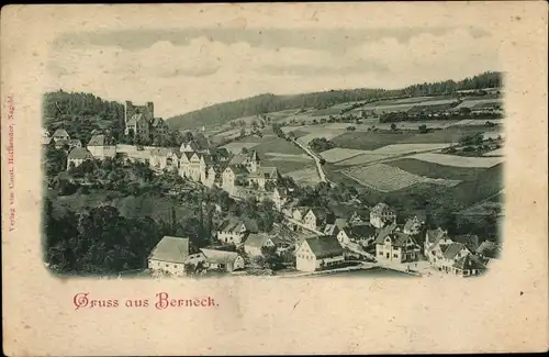 Ak Berneck Altensteig im Schwarzwald, Ortsansicht