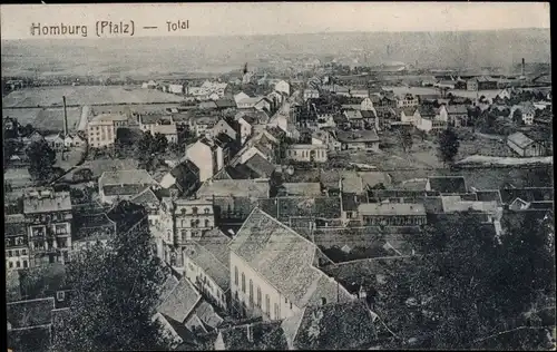 Ak Homburg in der Pfalz Saarland, Ortsansicht