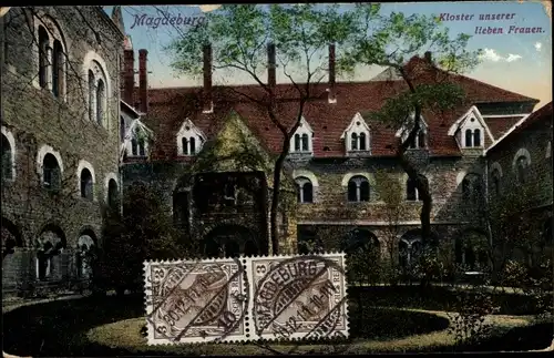 Ak Magdeburg an der Elbe, Kloster unserer lieben Frauen