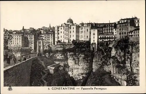 Ak Constantine Algerien, Passerelle Perregaux