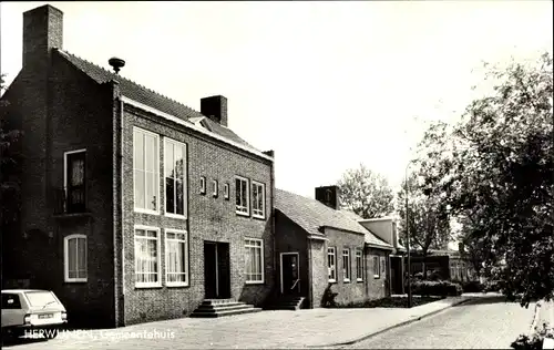 Ak Herwijnen Gelderland Niederlande, Gemeentehuis