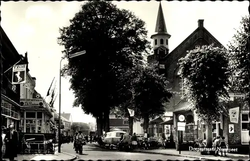 Ak Nunspeet Gelderland, Dorpsstraat