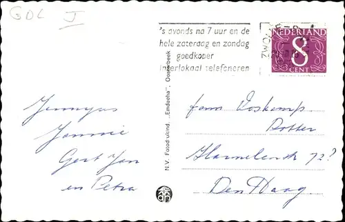 Ak Nunspeet Gelderland, Dorpsstraat