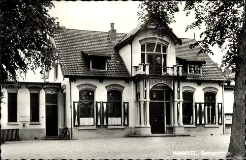 Ak Nunspeet Gelderland, Gemeentehuis