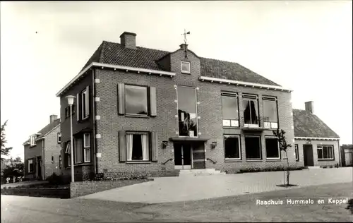 Ak Hummelo Gelderland, Raadhuis en Keppel