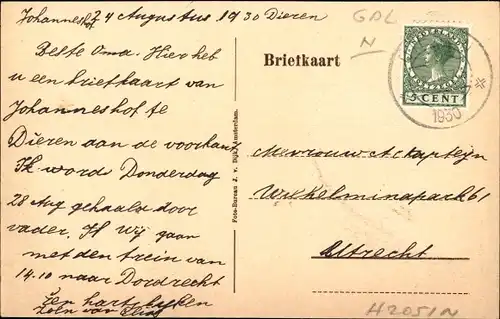 Ak Dieren Gelderland, Johanneshof